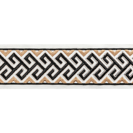BRUNSCHWIG & FILS T8022101.84.0 AUDETTE TAPE ONYX TRIM - Eade's Wallpaper