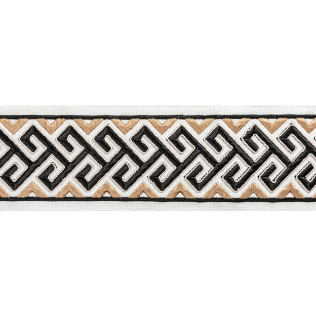 BRUNSCHWIG & FILS T8022101.84.0 AUDETTE TAPE ONYX TRIM - Eade's Wallpaper