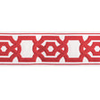 BRUNSCHWIG & FILS T8022102.19.0 CERISE TAPE RED TRIM - Eade's Wallpaper