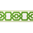 BRUNSCHWIG & FILS T8022102.3.0 CERISE TAPE LEAF TRIM - Eade's Wallpaper