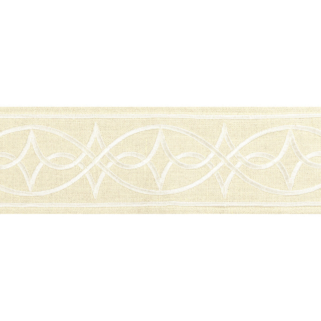 BRUNSCHWIG & FILS T8022104.1116.0 ANAELLE TAPE IVORY TRIM - Eade's Wallpaper