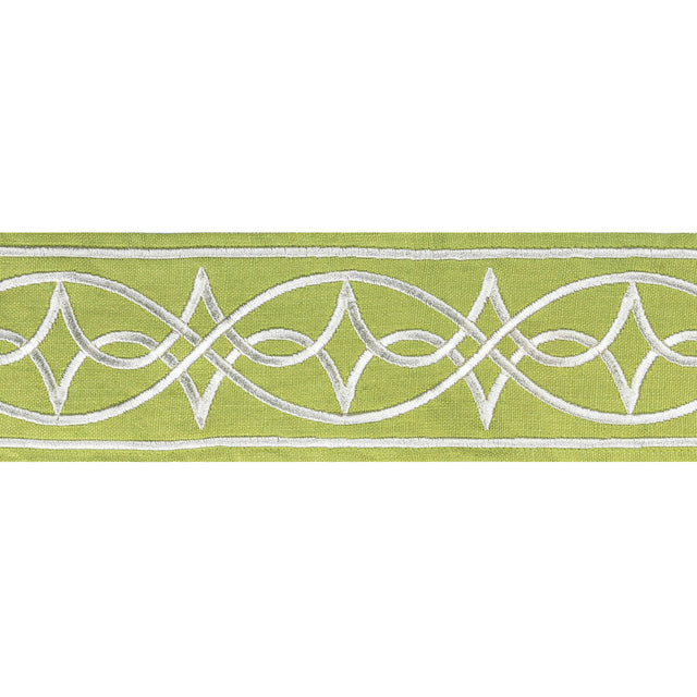 BRUNSCHWIG & FILS T8022104.3.0 ANAELLE TAPE LEAF TRIM - Eade's Wallpaper