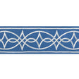 BRUNSCHWIG & FILS T8022104.5.0 ANAELLE TAPE BLUE TRIM - Eade's Wallpaper