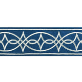 BRUNSCHWIG & FILS T8022104.50.0 ANAELLE TAPE NAVY TRIM - Eade's Wallpaper