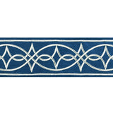 BRUNSCHWIG & FILS T8022104.50.0 ANAELLE TAPE NAVY TRIM - Eade's Wallpaper
