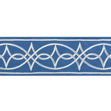 BRUNSCHWIG & FILS T8022104.5.0 ANAELLE TAPE BLUE TRIM - Eade's Wallpaper