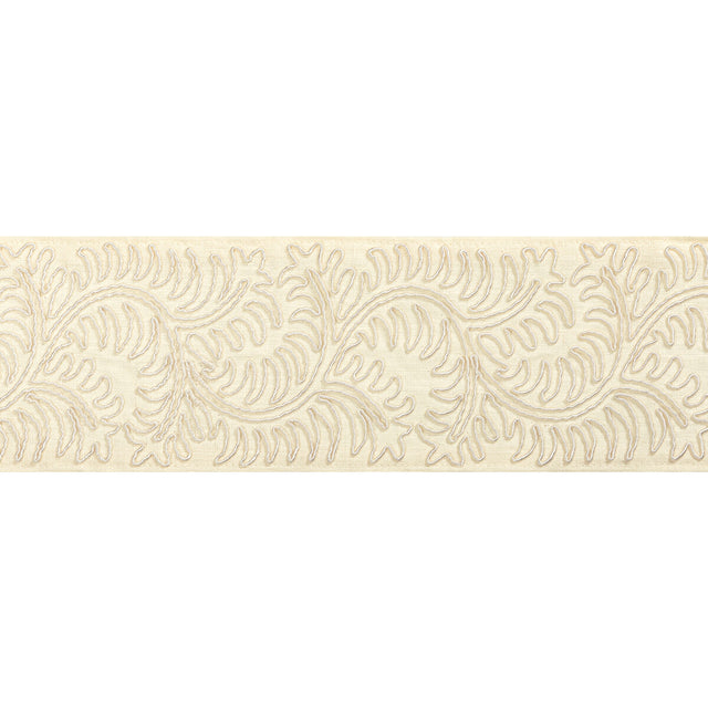 BRUNSCHWIG & FILS T8022105.1.0 SIRINE TAPE IVORY TRIM - Eade's Wallpaper