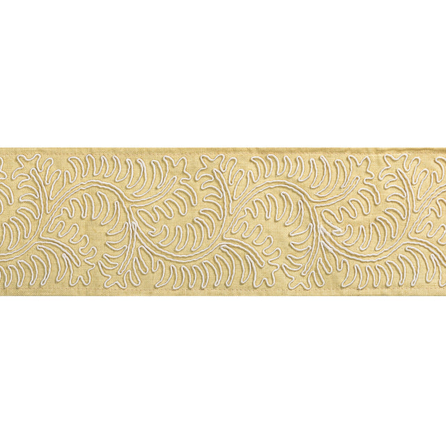 BRUNSCHWIG & FILS T8022105.16.0 SIRINE TAPE SAND TRIM - Eade's Wallpaper