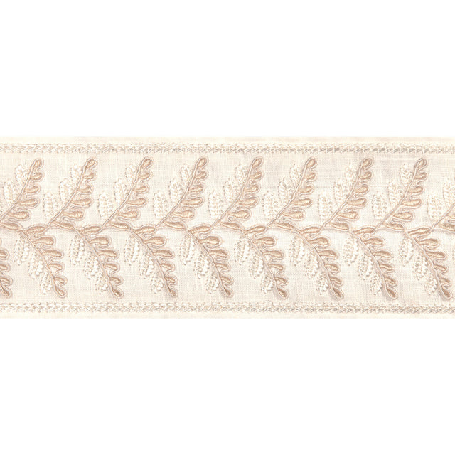 BRUNSCHWIG & FILS T8024100.1116.0 FOUGERE BORDER CREAM TRIM - Eade's Wallpaper