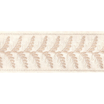 BRUNSCHWIG & FILS T8024100.1116.0 FOUGERE BORDER CREAM TRIM - Eade's Wallpaper