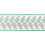 BRUNSCHWIG & FILS T8024100.13.0 FOUGERE BORDER AQUA TRIM - Eade's Wallpaper