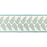 BRUNSCHWIG & FILS T8024100.13.0 FOUGERE BORDER AQUA TRIM - Eade's Wallpaper