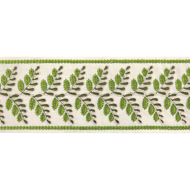 BRUNSCHWIG & FILS T8024100.3.0 FOUGERE BORDER LEAF TRIM - Eade's Wallpaper