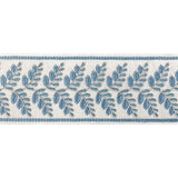 BRUNSCHWIG & FILS T8024100.5.0 FOUGERE BORDER BLUE TRIM - Eade's Wallpaper