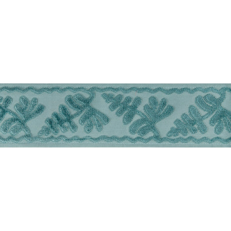 BRUNSCHWIG & FILS T8024101.13.0 CASSIS TAPE AQUA TRIM - Eade's Wallpaper