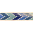 BRUNSCHWIG & FILS T8024103.155.0 CASCADE BORDER BLUE/SKY TRIM - Eade's Wallpaper