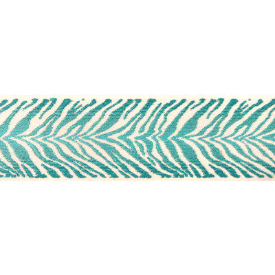 BRUNSCHWIG & FILS T8024104.13.0 TIGRE TAPE AQUA TRIM - Eade's Wallpaper