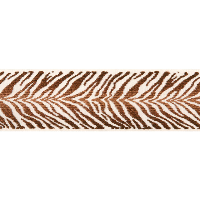 BRUNSCHWIG & FILS T8024104.6.0 TIGRE TAPE COFFEE TRIM - Eade's Wallpaper