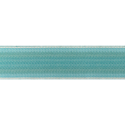 BRUNSCHWIG & FILS T8024105.13.0 BARFLEUR TAPE AQUA TRIM - Eade's Wallpaper