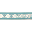 BRUNSCHWIG & FILS T8024106.13.0 PAROS TAPE AQUA TRIM - Eade's Wallpaper