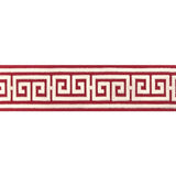 BRUNSCHWIG & FILS T8024106.19.0 PAROS TAPE RED TRIM - Eade's Wallpaper