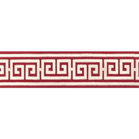 BRUNSCHWIG & FILS T8024106.19.0 PAROS TAPE RED TRIM - Eade's Wallpaper