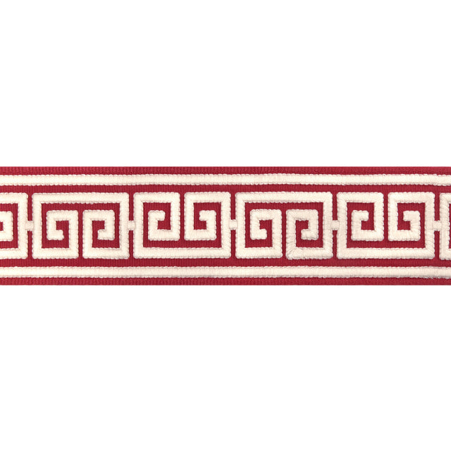 BRUNSCHWIG & FILS T8024106.19.0 PAROS TAPE RED TRIM - Eade's Wallpaper