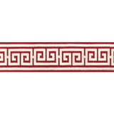 BRUNSCHWIG & FILS T8024106.19.0 PAROS TAPE RED TRIM - Eade's Wallpaper