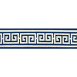 BRUNSCHWIG & FILS T8024106.50.0 PAROS TAPE NAVY TRIM - Eade's Wallpaper