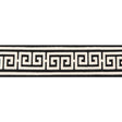 BRUNSCHWIG & FILS T8024106.8.0 PAROS TAPE BLACK TRIM - Eade's Wallpaper