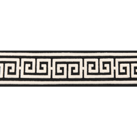 BRUNSCHWIG & FILS T8024106.8.0 PAROS TAPE BLACK TRIM - Eade's Wallpaper