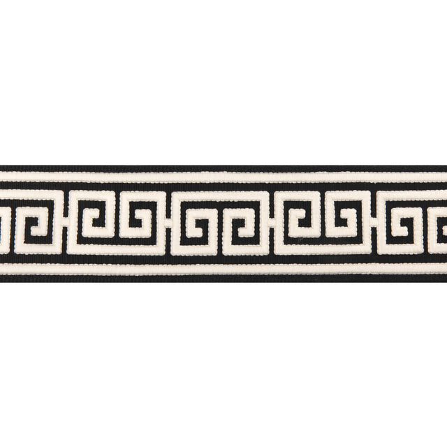 BRUNSCHWIG & FILS T8024106.8.0 PAROS TAPE BLACK TRIM - Eade's Wallpaper