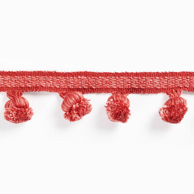 BRUNSCHWIG & FILS MONTCEL POM FRINGE T8025105.19.0 in RED Fa