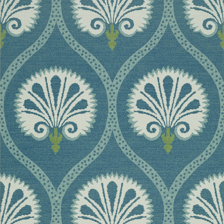 Thibaut KIMBERLY T85020 in Teal Wallpaper - GREENWOOD