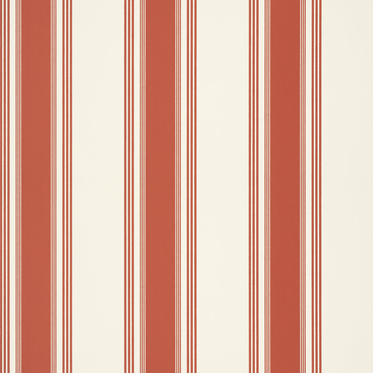 Thibaut T85048 BRITTANY STRIPE Red Wallpaper