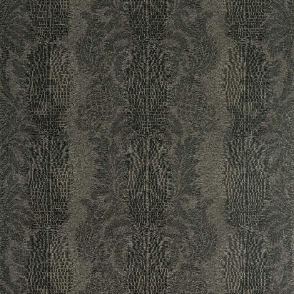 Thibaut T89114 FRENCH QUARTER DAMASK Charcoal Wallpaper