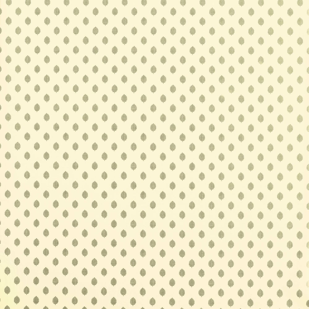 Thibaut T9160 LITTLE LEAF Metallic Grey Wallpaper