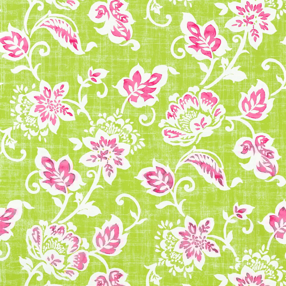 Thibaut T9175 CANDISE Pink and Green Wallpaper