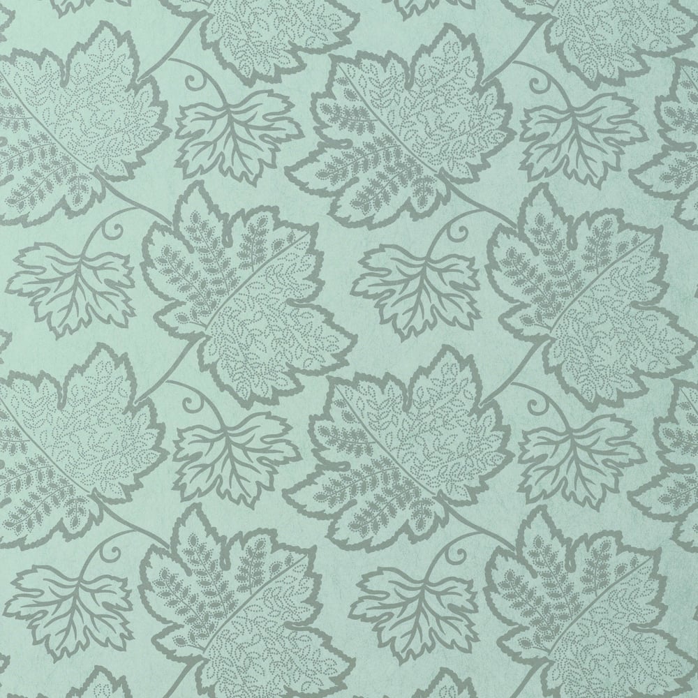 Thibaut T9247 NEW CANAAN Metallic on Aqua Wallpaper