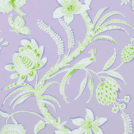 Thibaut T9254 Lilac Wallpaper - AVALON