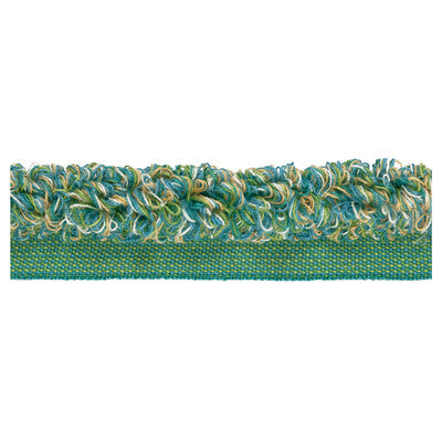 KRAVET DESIGN TA5322.335.0 ALOHA ROUCHE TURQUOISE TRIM - Eade's Wallpaper