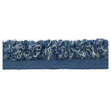 KRAVET DESIGN TA5322.515.0 ALOHA ROUCHE SEAPORT TRIM - Eade's Wallpaper