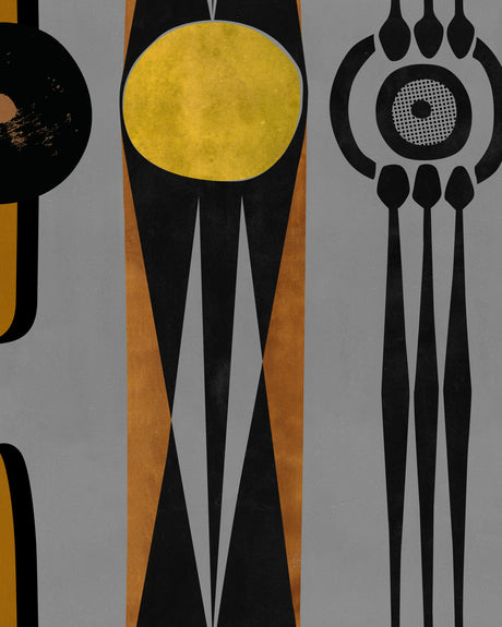 MindtheGap TAKE FIVE Grey - Wallpaper Collection 2025 - Jazz Live