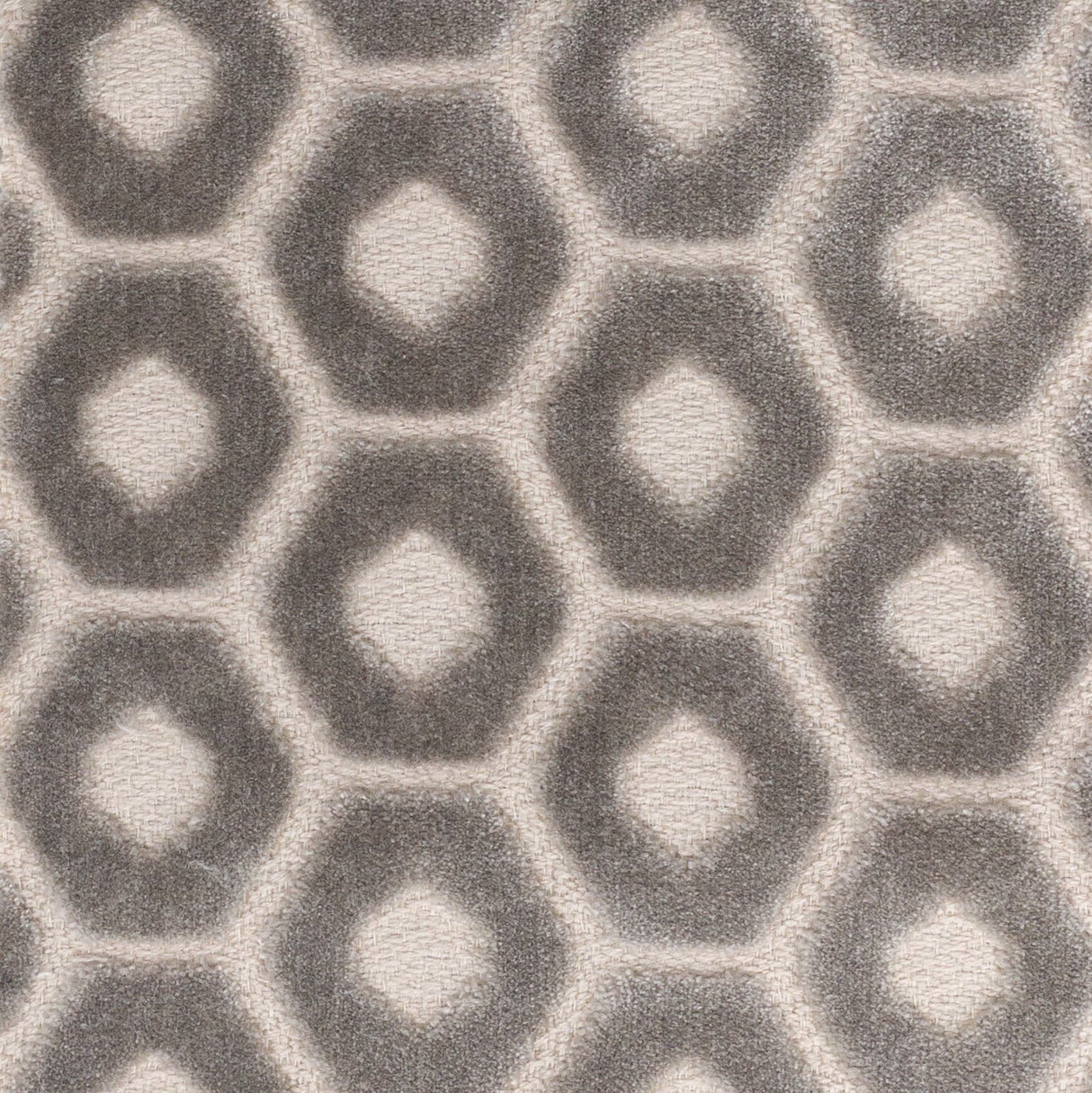STOUT TAMB-4 TAMBOURINE 4 GREY Fabric - Eades Wallpaper & Fabric