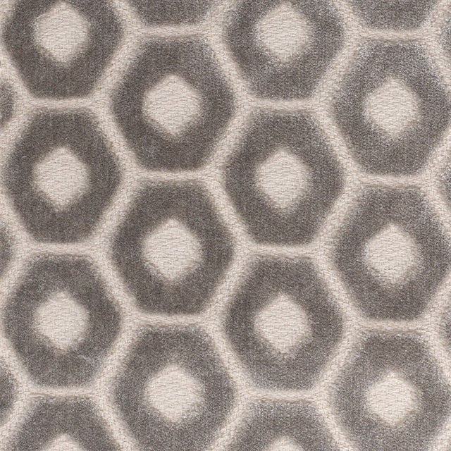 STOUT TAMB-4 TAMBOURINE 4 GREY Fabric - Eades Wallpaper & Fabric