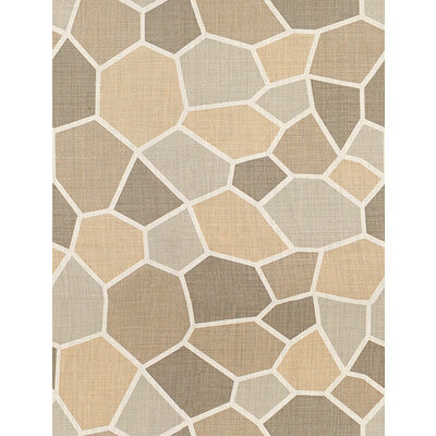 KRAVET COUTURE TANGRAM.1611.0 TANGRAM OYSTER Fabric - Eade's Wallpaper