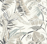 York TC2622 Tropical Toss White Wallpaper