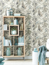 York TC2622 Tropical Toss White Wallpaper