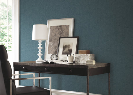 York TD1009N Well Suited Blue Metallic Wallpaper