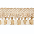 Schumacher TF1054-2 JOHANNA TASSEL FRINGE in OATMEAL/EGGSHEL